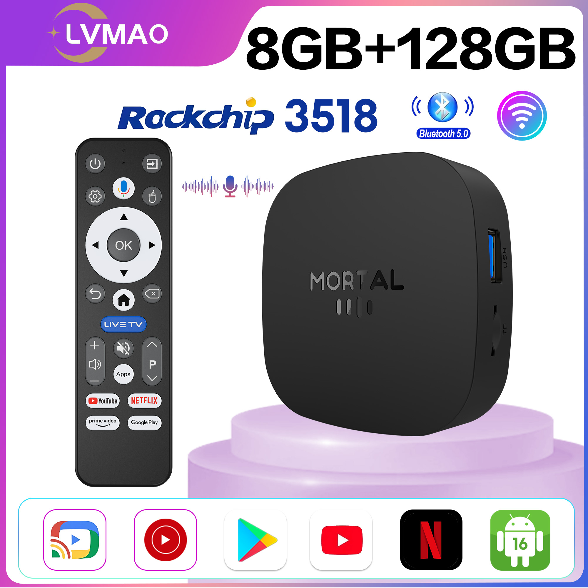 2026 NEW TV BOX T1+ RK3518 Sma - Home Cinema Google ulasan dan harga