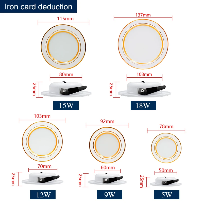 Led Downlight Recessed Round C - Home Cinema Led ulasan dan harga
